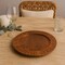 Handcrafted Natural Wood Charger Plate – Eco-Friendly Rustic 13-Inch Dinnerware Accent